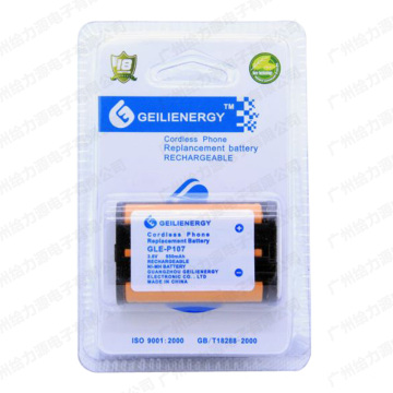 Batterie rechargeable 650mAh AAA 3.6v ni-mh batterie nimh pour téléphone sans fil